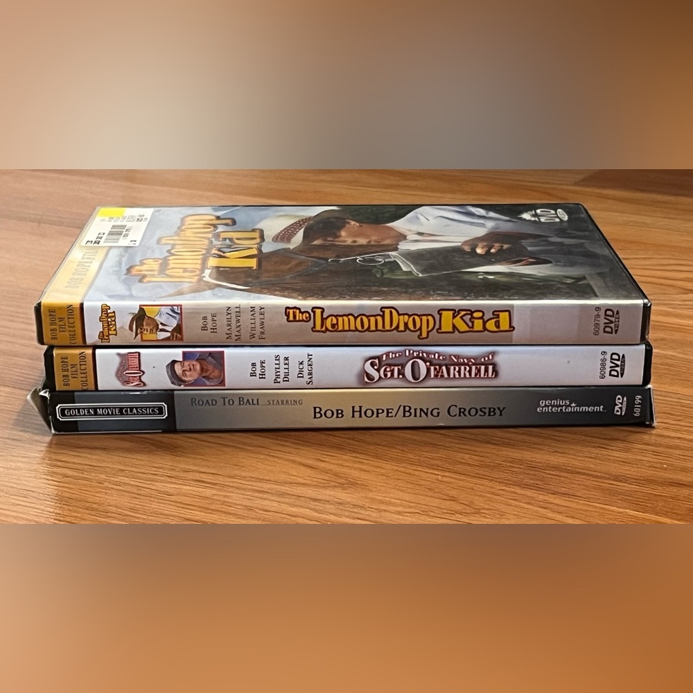 Classic Comedy DVD Collection Bob Hope Lemondrop Kid Sgt OFarrell Road to Bali